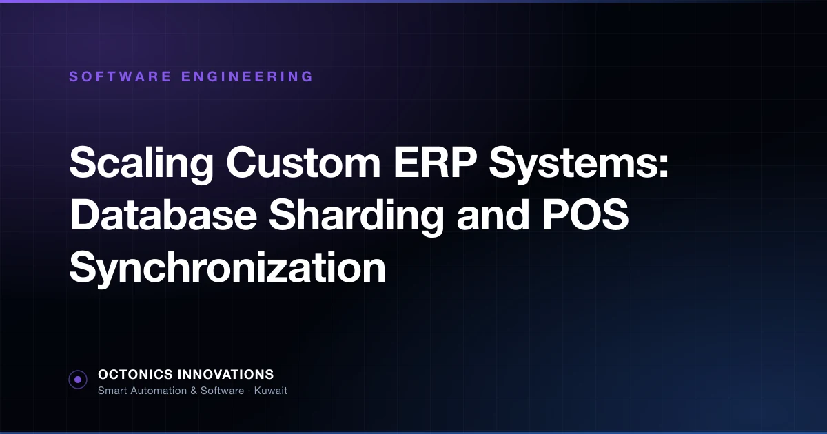 ERP Database Architecture sync workflow